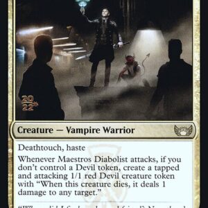 Streets of New Capenna Promos - 200s - Maestros Diabolist - Rare - Multi - Foil - Datestamped Promo (Front)