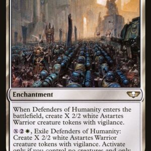 Warhammer 40,000 Commander - 11 - Defenders of Humanity - Rare - W - Non-foil (Front)