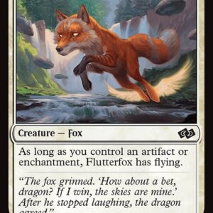 Foundations Jumpstart - 200 - Flutterfox - Common - W - Non-foil (Front)