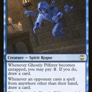 New Capenna Commander - 223 - Ghostly Pilferer - Rare - U - Non-foil (Front)