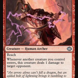 Tarkir: Dragonstorm - 121 - Shocking Sharpshooter - Uncommon - R - Non-foil (Front)