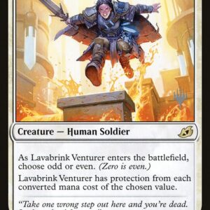 Ikoria: Lair of Behemoths Promos - 19p - Lavabrink Venturer - Rare - W - Foil - Promo (Front)