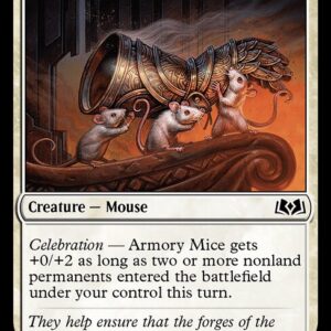 Wilds of Eldraine - 3 - Armory Mice - Common - W - Non-foil (Front)