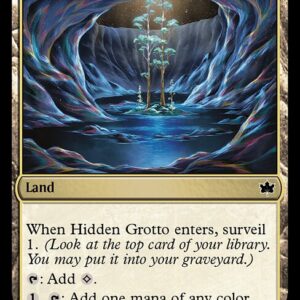 Bloomburrow - 254 - Hidden Grotto - Common - C - Foil (Front)
