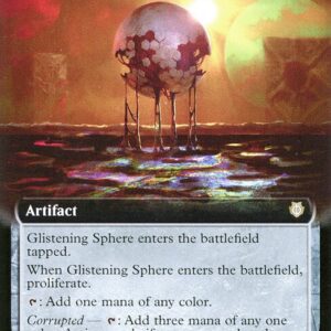 Phyrexia: All Will Be One Commander - 58 - Glistening Sphere - Rare - C - Non-foil (Front)