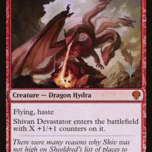 Dominaria United Promos - 143p - Shivan Devastator - Mythic - R - Foil - Promo (Front)