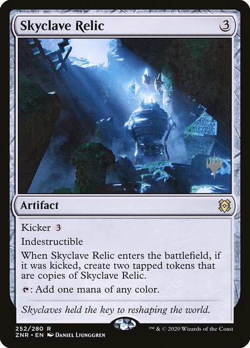 Zendikar Rising Promos - 252p - Skyclave Relic - Rare - C - Foil - Promo (Front)