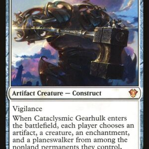 Commander 2020 - 80 - Cataclysmic Gearhulk - Mythic - W - Non-foil (Front)