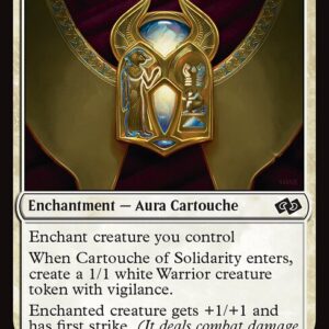 Foundations Jumpstart - 178 - Cartouche of Solidarity - Common - W - Non-foil (Front)