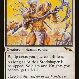 Mirrodin - 4 - Auriok Steelshaper - Rare - W - Non-foil (Front)