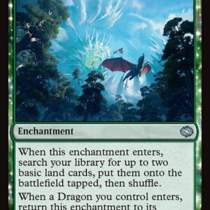 Tarkir: Dragonstorm - 142 - Encroaching Dragonstorm - Uncommon - G - Non-foil (Front)