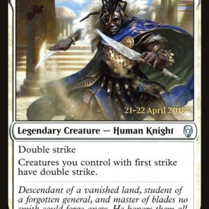 Dominaria Promos - 25s - Kwende, Pride of Femeref - Uncommon - W - Foil - Datestamped Promo (Front)