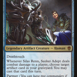 Commander 2016 - 43 - Silas Renn, Seeker Adept - Mythic - UB - Foil (Front)