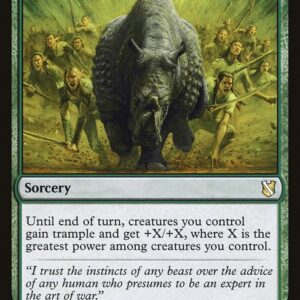 Commander 2019 - 175 - Overwhelming Stampede - Rare - G - Non-foil (Front)