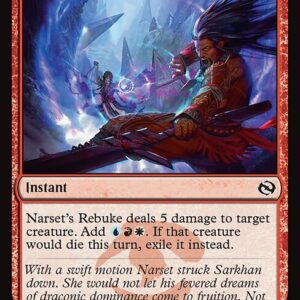 Tarkir: Dragonstorm - 114 - Narset's Rebuke - Common - R - Non-foil (Front)