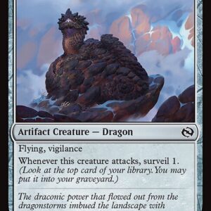 Tarkir: Dragonstorm - 239 - Boulderborn Dragon - Common - C - Non-foil (Front)