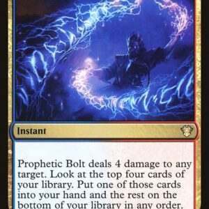 Commander 2020 - 227 - Prophetic Bolt - Rare - UR - Non-foil (Front)