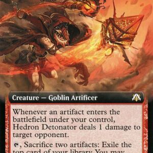 March of the Machine Commander - 118 - Hedron Detonator - Rare - R - Non-foil (Front)