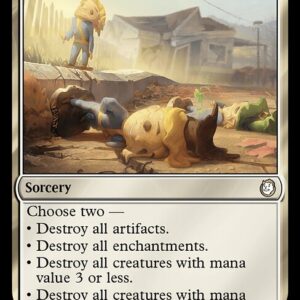 Fallout - 156 - Austere Command - Rare - W - Non-foil (Front)