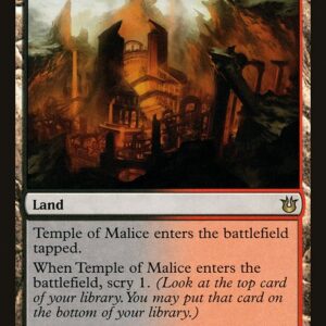 Born of the Gods - 164 - Temple of Malice - Rare - C - Non-foil (Front)