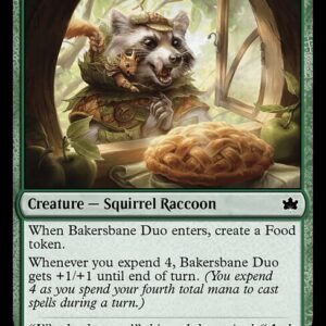 Bloomburrow - 163 - Bakersbane Duo - Common - G - Foil (Front)