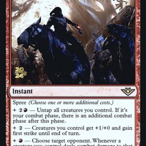 Outlaws of Thunder Junction Promos - 125s - Great Train Heist - Rare - R - Foil - Datestamped Promo (Front)