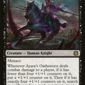 March of the Machine: The Aftermath - 11 - Ayara's Oathsworn - Rare - B - Foil (Front)