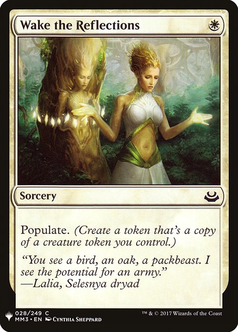 The List - MM3-28 - Wake the Reflections - Common - W - Non-foil (Front)