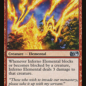 Magic 2010 - 142 - Inferno Elemental - Uncommon - R - Non-foil (Front)