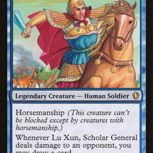 Commander 2013 - 49 - Lu Xun, Scholar General - Rare - U - Non-foil (Front)