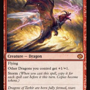 Tarkir: Dragonstorm Promos - 123p - Stormscale Scion - Mythic - R - Foil - Promo (Front)