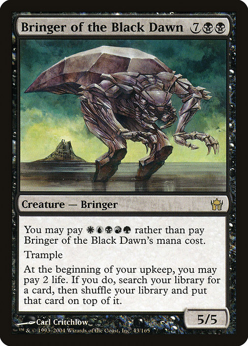 Fifth Dawn - 43 - Bringer of the Black Dawn - Rare - B - Non-foil (Front)