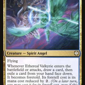 Kaldheim Commander - 16 - Ethereal Valkyrie - Rare - WU - Non-foil (Front)