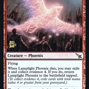 Murders at Karlov Manor Promos - 137s - Lamplight Phoenix - Rare - R - Foil - Datestamped Promo (Front)