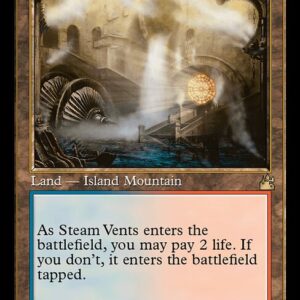 Ravnica Remastered - 412 - Steam Vents - Rare - C - Non-foil (Front)