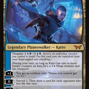 Duskmourn: House of Horror - 220 - Kaito, Bane of Nightmares - Mythic - UB - Non-foil (Front)