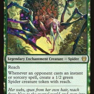 Theros Beyond Death - 352 - Arasta of the Endless Web - Rare - G - Foil - Promo (Front)