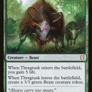 Commander 2019 - 185 - Thragtusk - Rare - G - Non-foil (Front)
