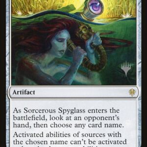 Throne of Eldraine Promos - 233p - Sorcerous Spyglass - Rare - C - Non-foil - Promo (Front)