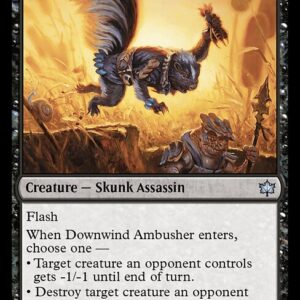 Bloomburrow - 92 - Downwind Ambusher - Uncommon - B - Foil (Front)
