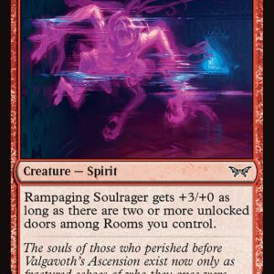 Duskmourn: House of Horror - 151 - Rampaging Soulrager - Common - R - Foil (Front)