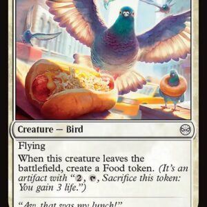 Marvel's Spider-Man - 4 - City Pigeon - Common - W - Non-foil (Front)