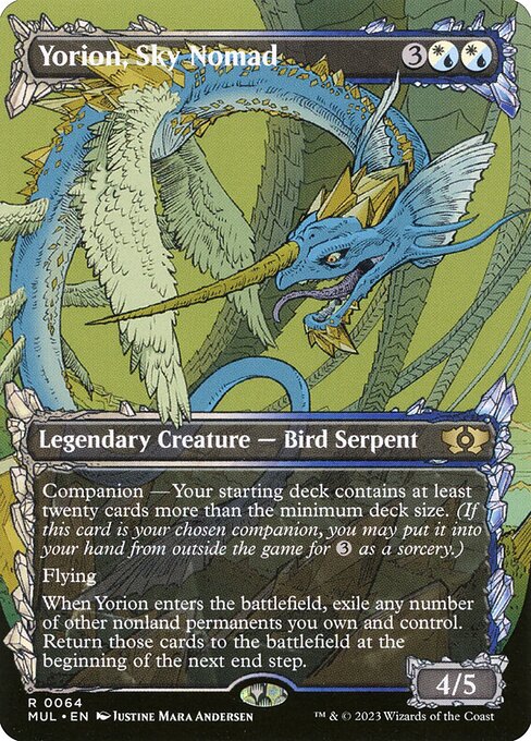 Multiverse Legends - 64 - Yorion, Sky Nomad - Rare - WU - Non-foil (Front)