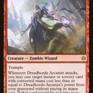 War of the Spark Promos - 125p - Dreadhorde Arcanist - Rare - R - Non-foil - Promo (Front)