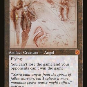 The Brothers' War Retro Artifacts - 104 - Platinum Angel - Mythic - C - Non-foil (Front)