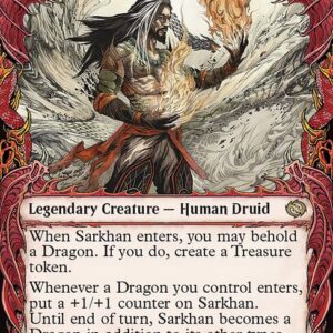 Tarkir: Dragonstorm - 302 - Sarkhan, Dragon Ascendant - Rare - R - Non-foil (Front)