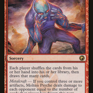 Scars of Mirrodin - 98 - Molten Psyche - Rare - R - Non-foil (Front)