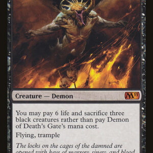 Magic 2011 - 92 - Demon of Death's Gate - Mythic - B - Non-foil (Front)