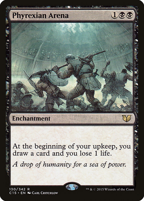 Commander 2015 - 130 - Phyrexian Arena - Rare - B - Non-foil (Front)
