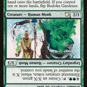 Commander 2018 - 134 - Budoka Gardener // Dokai, Weaver of Life - Rare - G - Non-foil (Front)